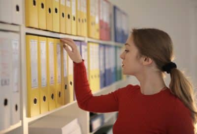 Organizing documents for providing proper access